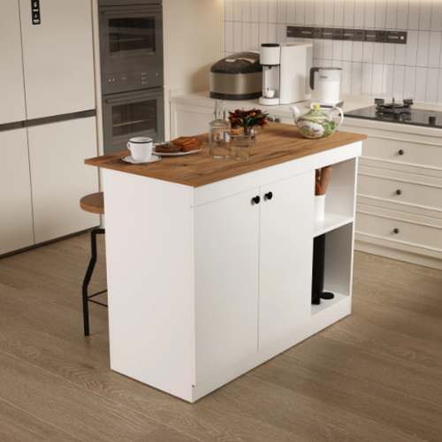 אי למטבח דגם איסלנד 6250 לבן / אלון  - הספקה לפסח 