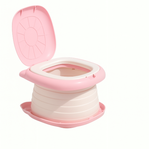 פופי-טוּ־גו – אסלת ילדים ניידת מתקפלת  ורוד