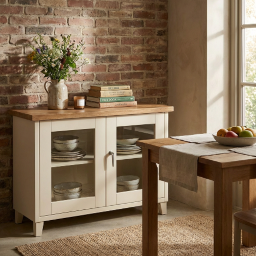 אי מטבח מתכת “אורבן קראון 120” צבע קרם