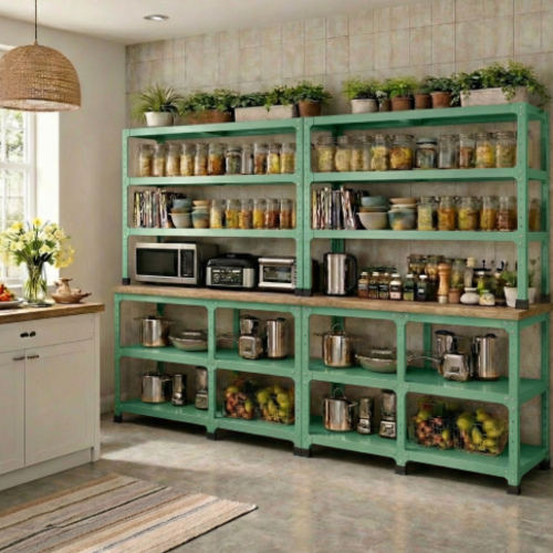 ספריית מטבח מודולרית מודומוס "ספייס-שף 240" צבע ירוק