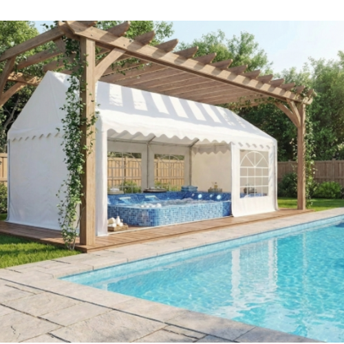 אוהל אירועים וקירוי רב שימושי דגם ואלורה 4X10