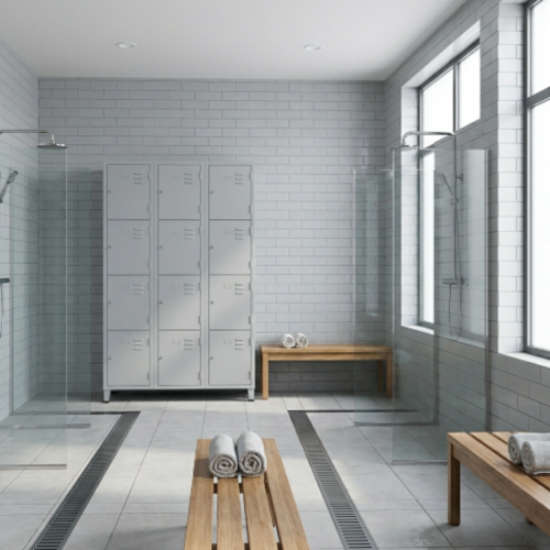 ארון לוקר 12 תאים רחבים  צבע לבן