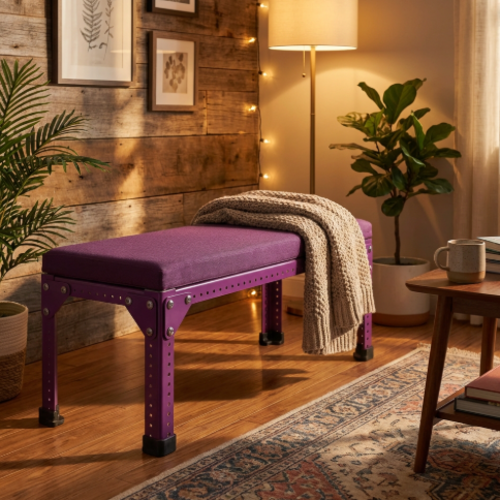 ספסל מודומוס דגם "סאנברייט 120" סגול