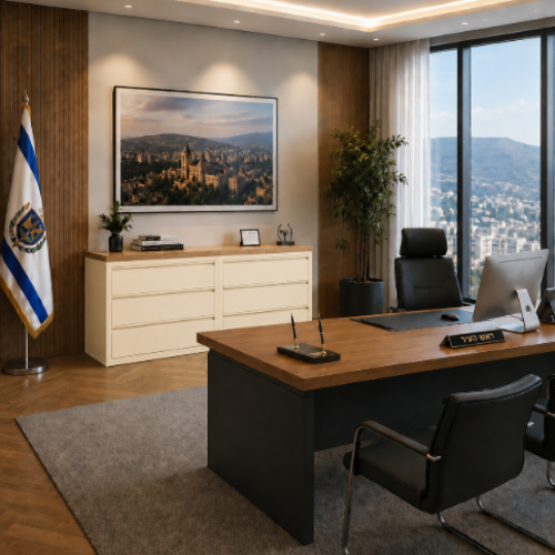 קומודת עבודה מודולארית “אורבן פיין” קרם