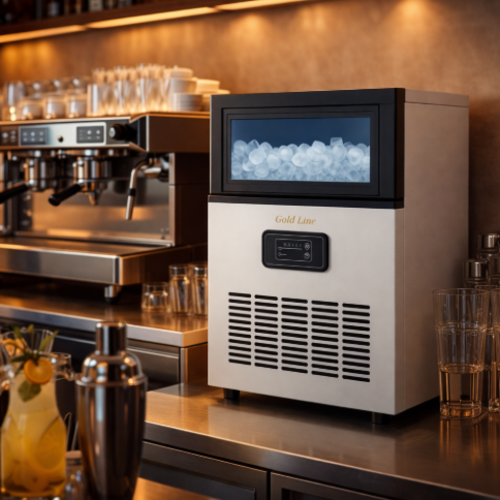 מכונה אוטומטית לייצור קוביות קרח – דגם ATL-8042  צג דיגיטלי 