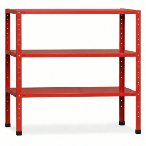 מזנון מתכת אורך 100 ס"מ רוחב 40 ס"מ גובה 60 ס"מ צבע אדום