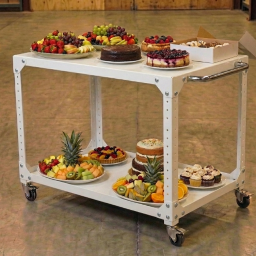 עגלת שירות מודולרית דגם “אורבן-רול מודומוס” צבע לבן