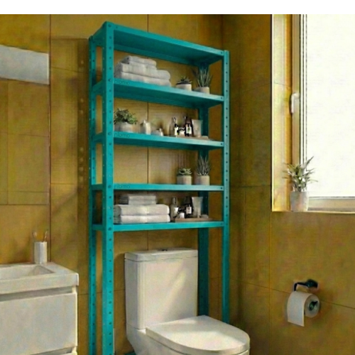 מדף שירות מודומוס דגם “טואלטיקס” צבע טורקיז