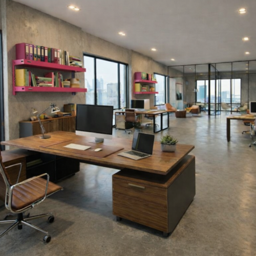 Modulus ProLine 120 – סט 2 מדפים 25/120 ס"מ - צבע ורוד