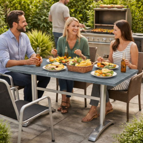 שולחן אירוח “וודסטייל אלגנט” רויאל צבע מראבל