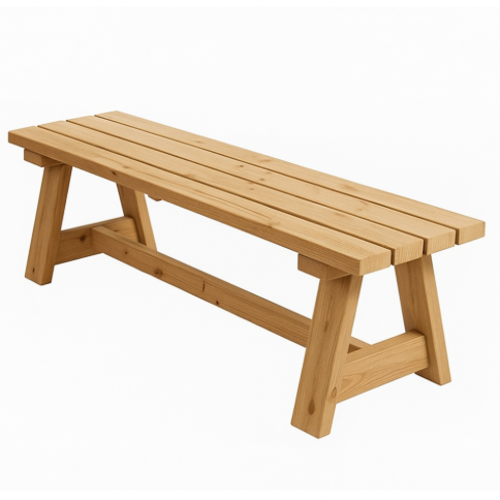 ספסל קלירו משלב עיצוב נקי ואלגנטיות טבעית צבע אלון