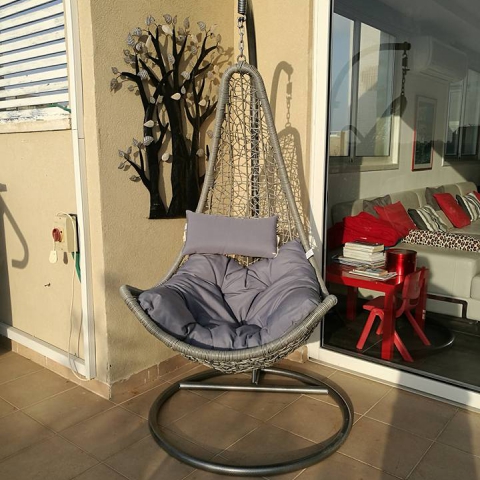 ערסל תליה מראטן צבע קרם