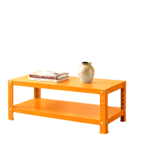 שולחן סלון מתכת דגם “אורבן-ליין 120” צבע כתום