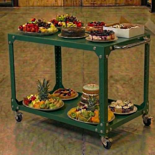 עגלת שירות מודולרית דגם “אורבן-רול מודומוס” צבע ירוק