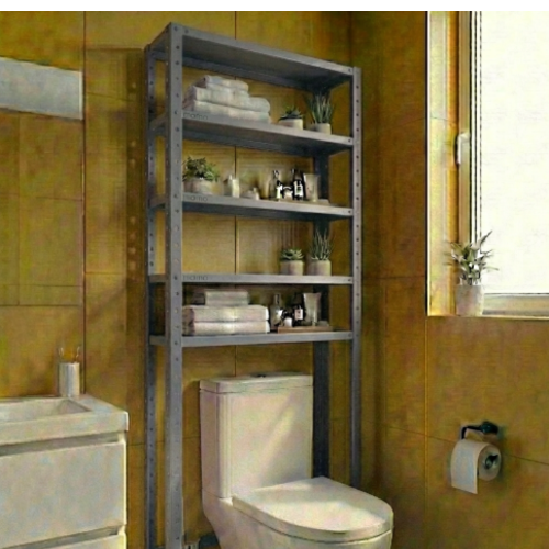 מדף שירות מודומוס דגם “טואלטיקס” צבע אפור
