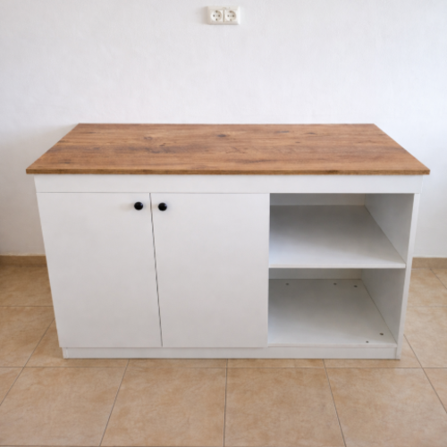 אי למטבח דגם איסלנד 6250 לבן / אלון  - הספקה לפסח 