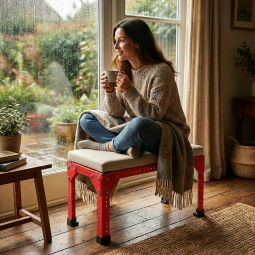 ספסל מודומוס דגם "סאנברייט 80 " אדום