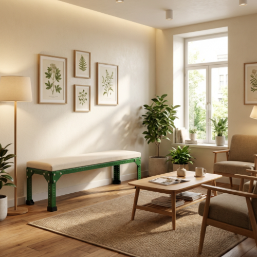 ספסל מודומוס דגם "סאנברייט 120" ירוק