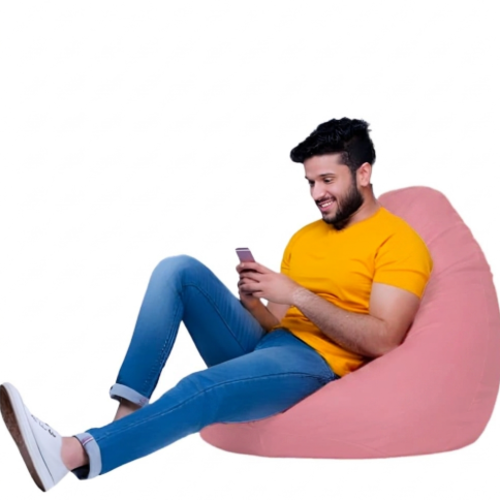 פוף אגס מתמסר לגוף, מתאים לנוער ולמבוגרים כאחד  - ורוד עתיק