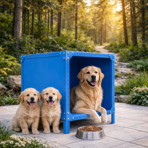 מלונת מודומוס דגם “טורינו” – פתרון מתכתי חכם וחזק במיוחד צבע כחול
