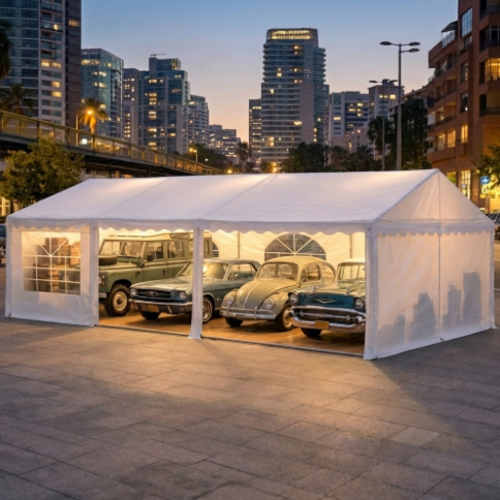 אוהל אירועים וקירוי מרחב אורביקס 12X6