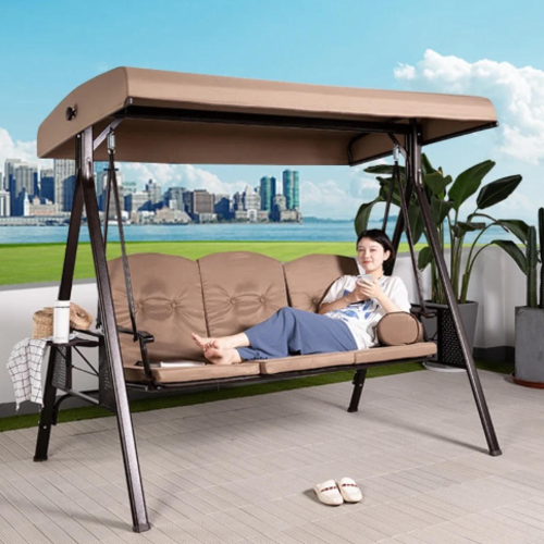 נדנדת "גרייזלופט" 3 מושבים צבע קרם