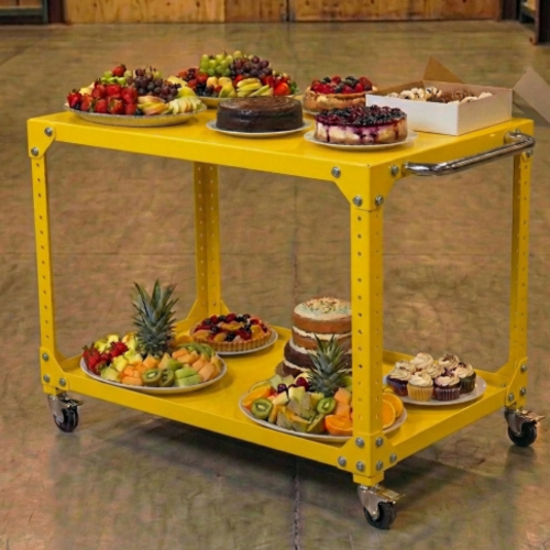 עגלת שירות מודולרית דגם “אורבן-רול מודומוס” צבע צהוב