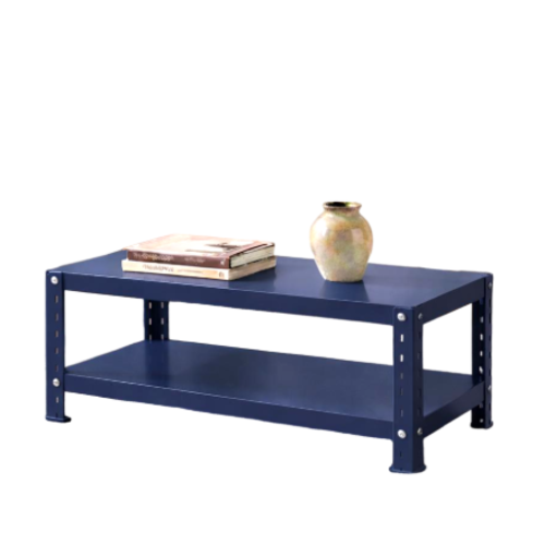 שולחן סלון מתכת דגם “אורבן-ליין 120” צבע כחול כהה