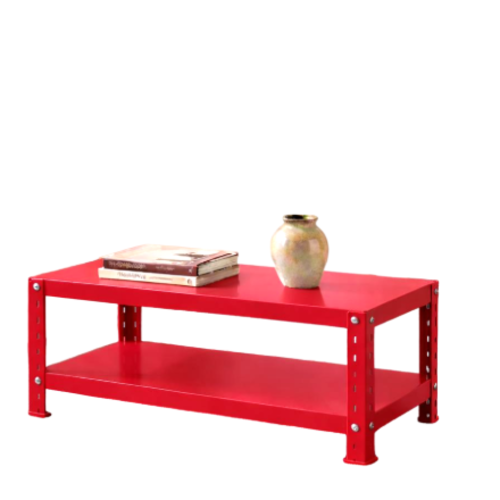 שולחן סלון מתכת דגם “אורבן-ליין 120” צבע אדום