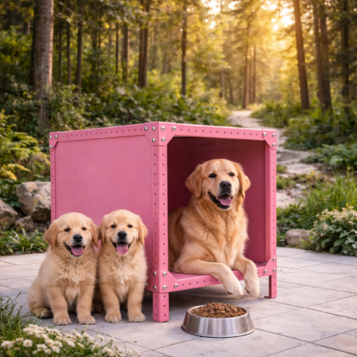 מלונת מודומוס דגם “טורינו” – פתרון מתכתי חכם וחזק במיוחד צבע ורוד