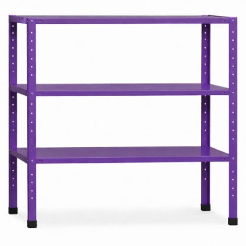 מזנון מתכת אורך 100 ס"מ רוחב 40 ס"מ גובה 60 ס"מ צבע סגול