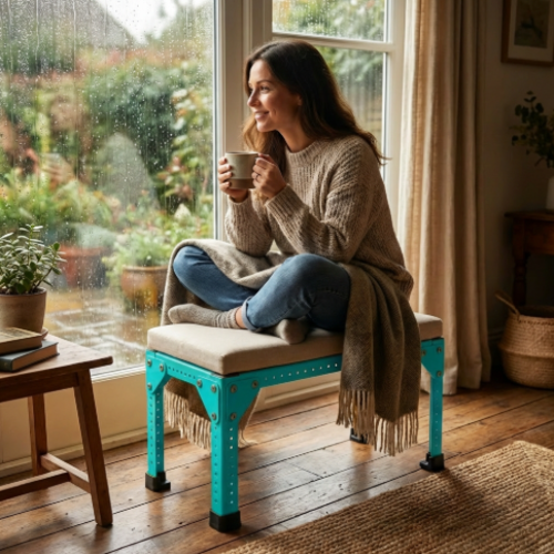 ספסל מודומוס דגם "סאנברייט 80 " טורקיז