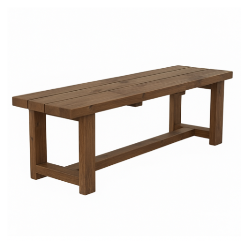 ספסל עץ קלאסיקו צבע פוליסנדר