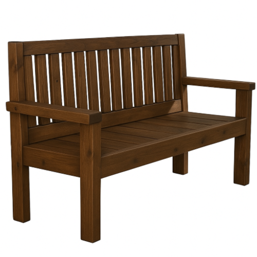 ספסל הרמוניה – ספסל ישיבה מעוצב המשדר שלווה צבע פוליסנדר