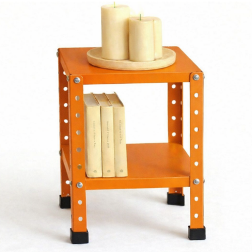 מדף צד קומפקטי מטרו-כתום 30×30×45