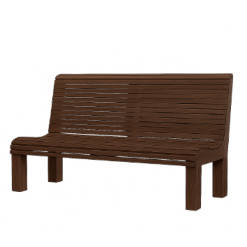 ספסל "ונילה" – ספסל עץ בעיצוב מעודן ומודרני צבע פוליסנדר