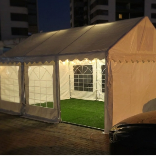 אוהל חניה רב-תכליתי דגם “טורבו שילד 360” 3X6 מטר  יריעות PE