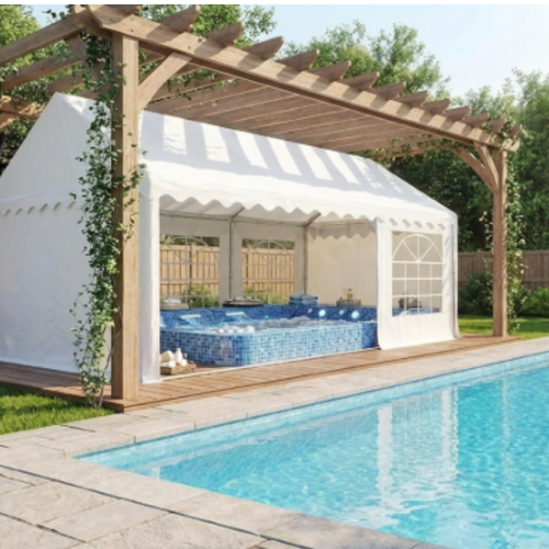 אוהל אירועים וקירוי רב שימושי דגם ואלורה 4X8