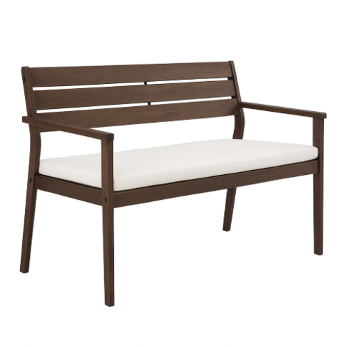 ספסל עץ "בישור" צבע פוליסנדר