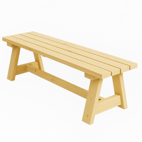 ספסל קלירו משלב עיצוב נקי ואלגנטיות טבעית צבע אורן