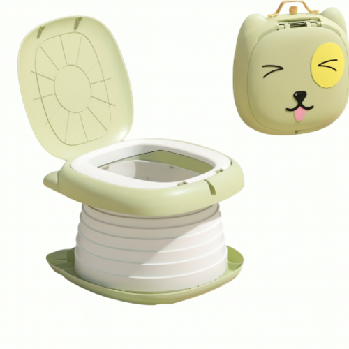 פופי-טוּ־גו – אסלת ילדים ניידת מתקפלת  ירוק 