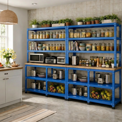 ספריית מטבח מודולרית מודומוס "ספייס-שף 240" צבע כחול