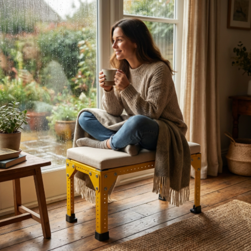ספסל מודומוס דגם "סאנברייט 80 " צהוב