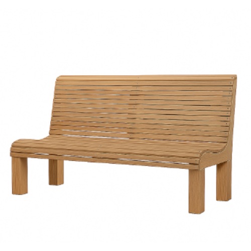 ספסל "ונילה" – ספסל עץ בעיצוב מעודן ומודרני צבע אלון