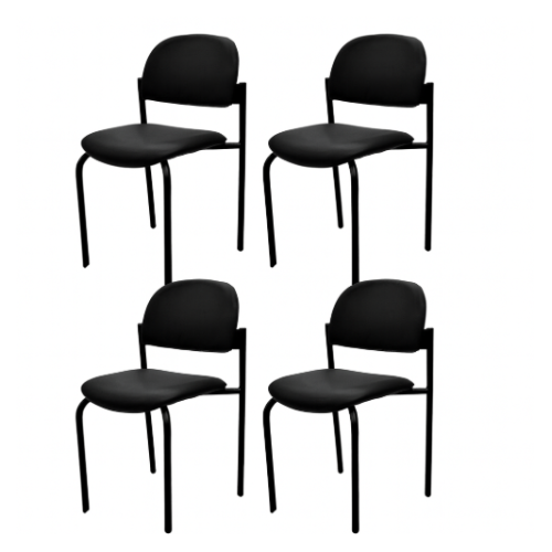 4 כיסאות   -  כיסאות דגם רקפת מרופד 