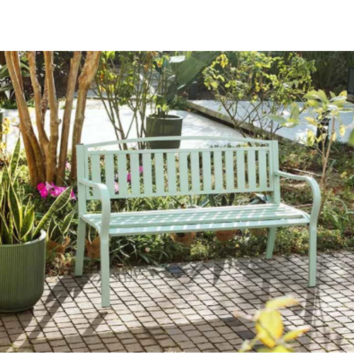 ספסל "פלאזה" – קלאסיקה מודרנית לחצר ולמרפסת צבע ירוק 