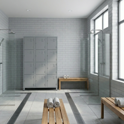 ארון לוקר 12 תאים רחבים  צבע אפור