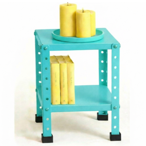 מדף צד קומפקטי מטרו-טורקיז 40×40×45