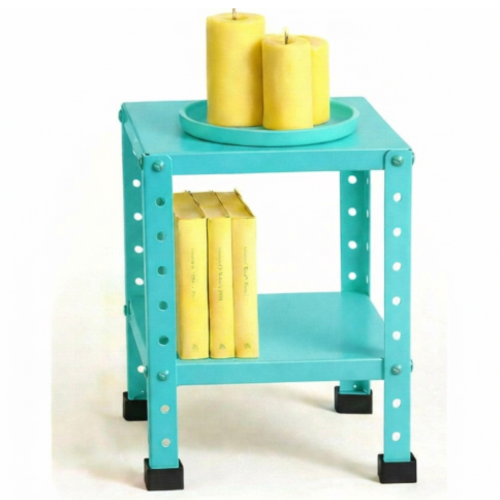 מדף צד קומפקטי מטרו-טורקיז 30×30×45