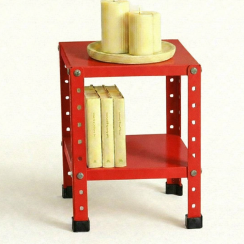 מדף צד קומפקטי מטרו-אדום 40×40×45